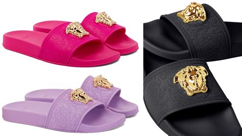 black versace slides real vs fake|versace shoes real or fake.